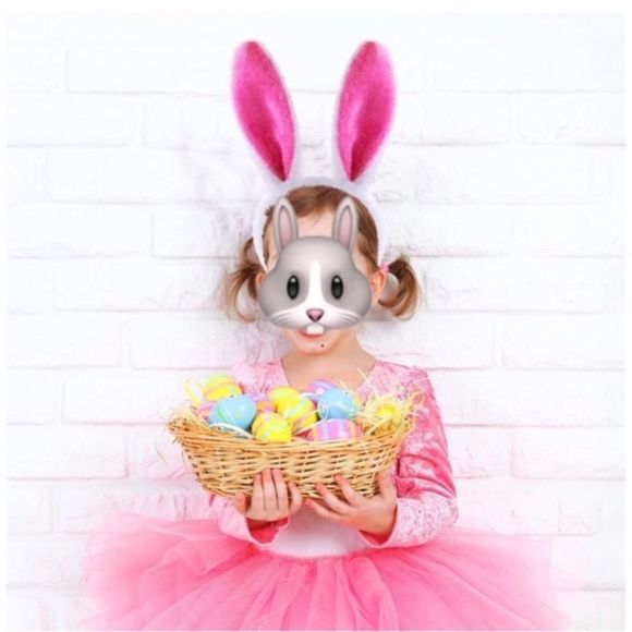 K Bunny Ears Headband - 4 Colors to Choose From - Picture 3 of 5